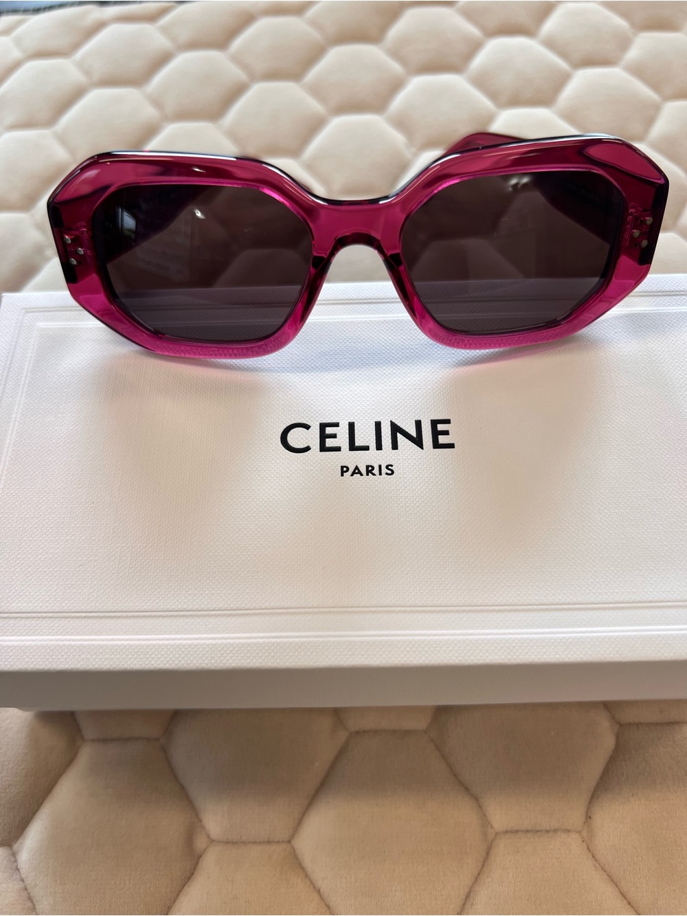 Authentic Celine CL40255l raspberry sunglass